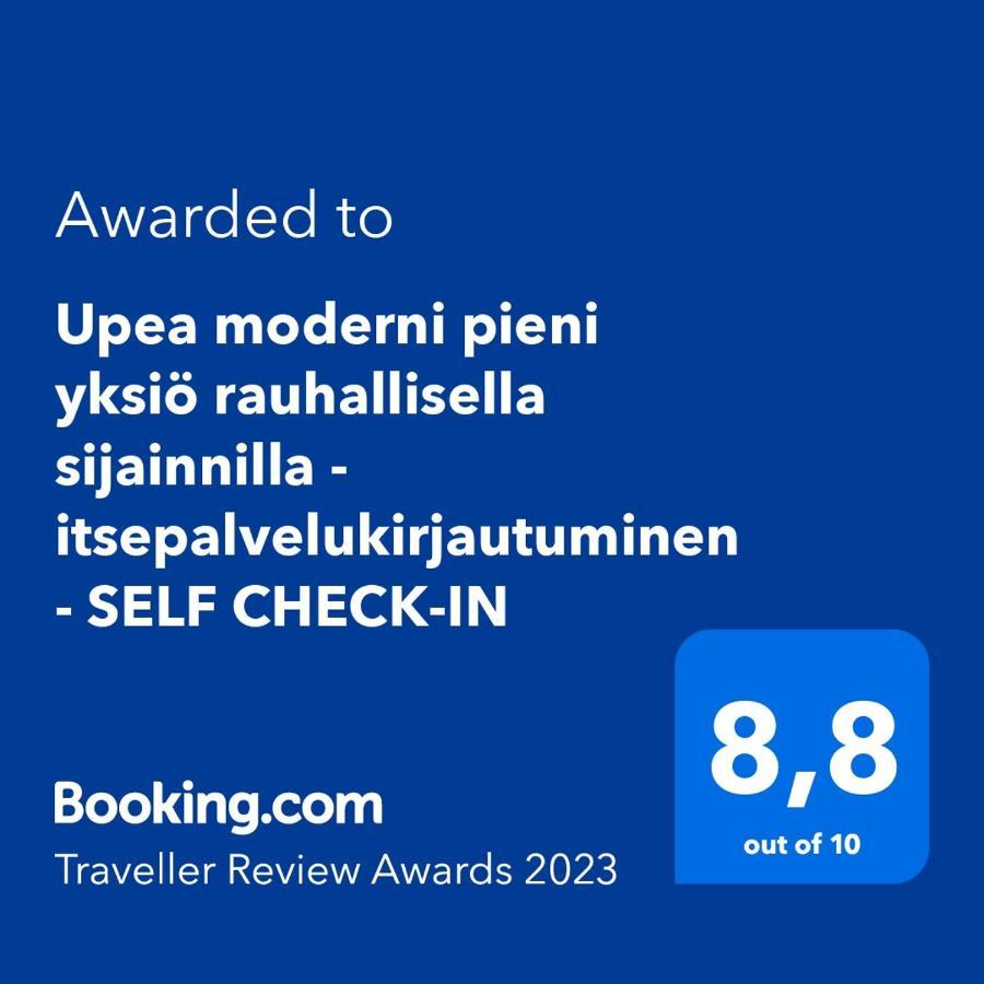 Upea Moderni Pieni Yksioe Rauhallisella Sijainnilla - Itsepalvelukirjautuminen - Self Check-In Vaasa Bagian luar foto